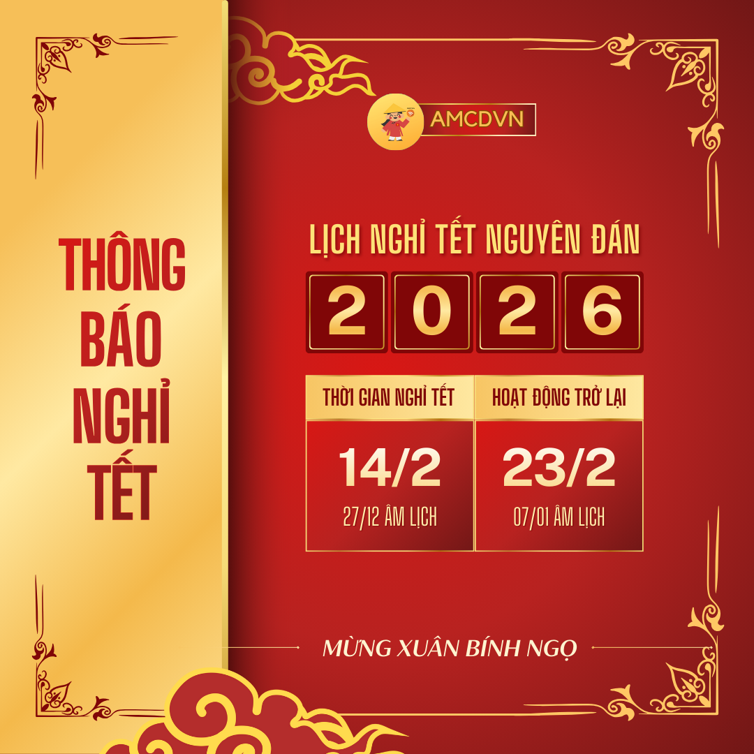[THÔNG BÁO] LỊCH NGHỈ TẾT NGUYÊN ĐÁN BÍNH NGỌ 2026