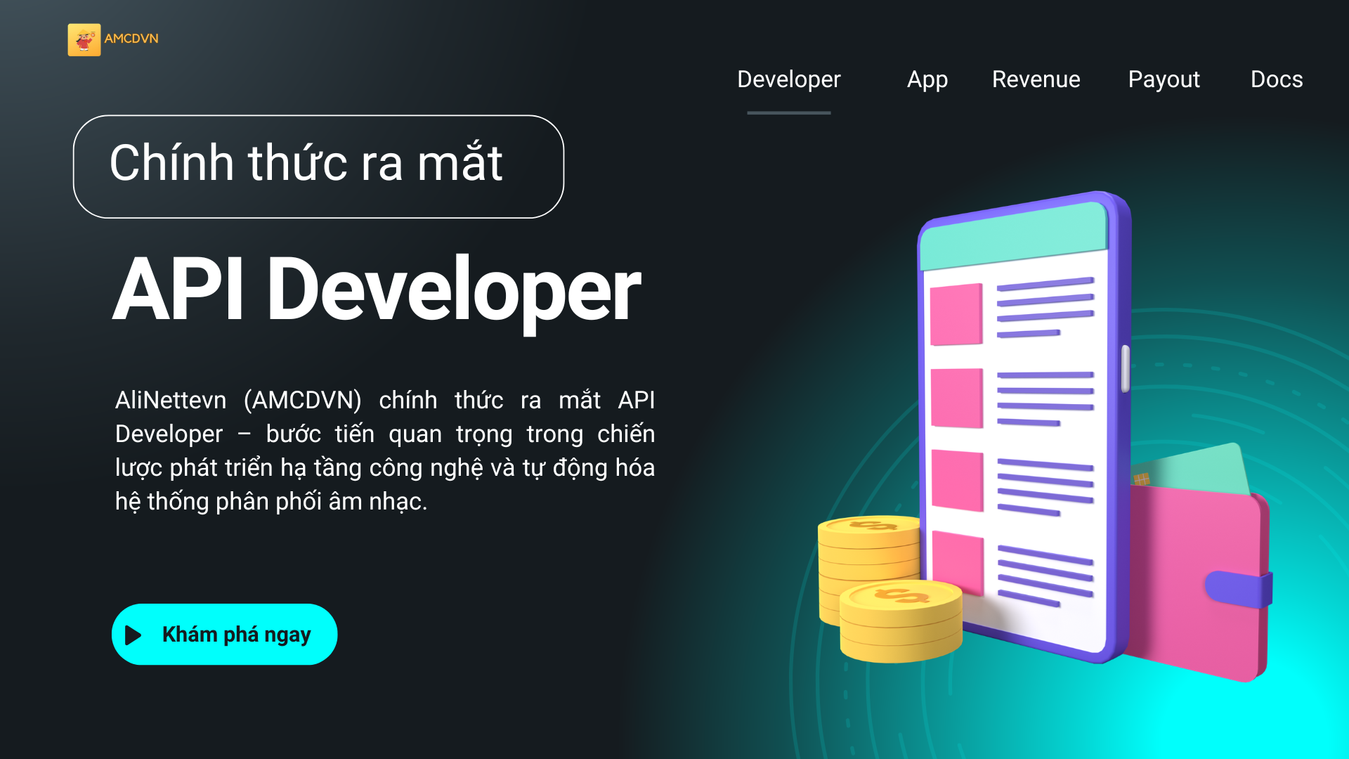 🚀 CHÍNH THỨC RA MẮT API DEVELOPER